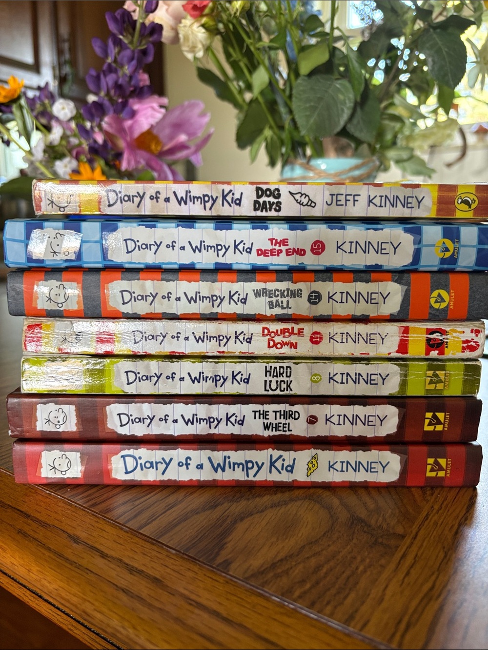 Diary of a Wimpy Kid books- 7 books